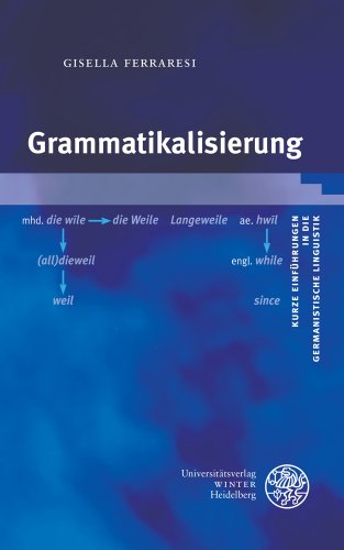 Grammatikalisierung (Kurze Einführungen in die germanistische Linguistik - KEGLI, Band 15) von Universitatsverlag Winter
